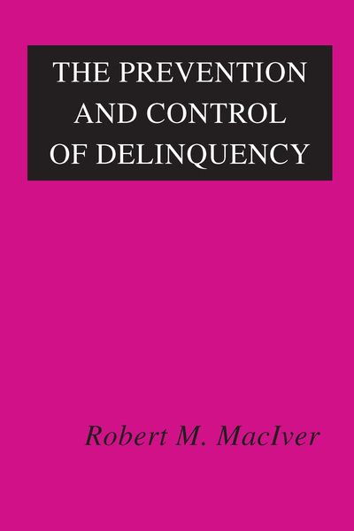 Produktbild: The Prevention and Control of Delinquency