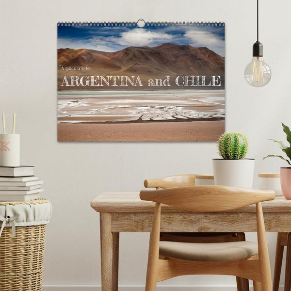 Produktbild: A quick trip to Argentina and Chile (Wall Calendar 2026 DIN A3 landscape), CALVENDO 12 Month Wall Calendar