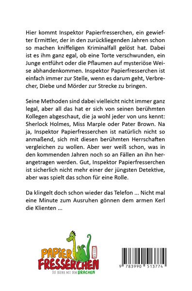 Produktbild: Die Krimizimmerei - Inspektor Papierfresserchen ermittelt wieder