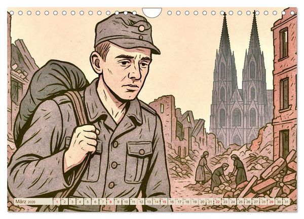 Produktbild: Heinrich B&ouml;ll (Wandkalender 2026 DIN A4 quer), CALVENDO Monatskalender