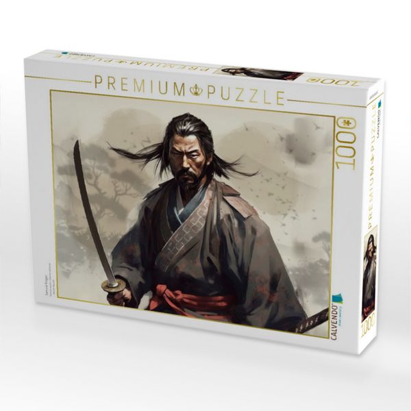 Produktbild: CALVENDO Puzzle Samurai Krieger | 1000 Teile Lege-Gr&ouml;&szlig;e 64x48cm Foto-Puzzle f&uuml;r gl&uuml;ckliche Stunden