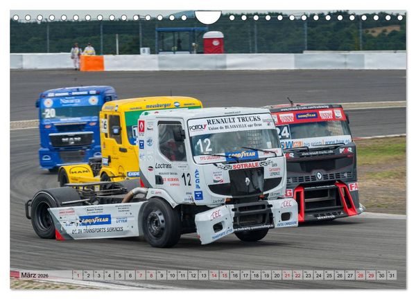 Produktbild: Best of TRUCK RACING (Wandkalender 2026 DIN A4 quer), CALVENDO Monatskalender
