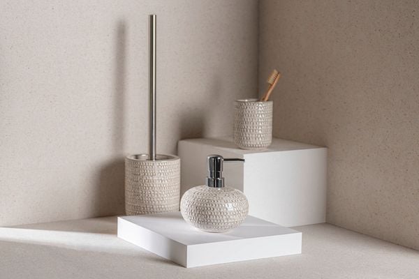 Produktbild: WC-Garnitur Mod. Pergole Creme, hochwertige Keramik