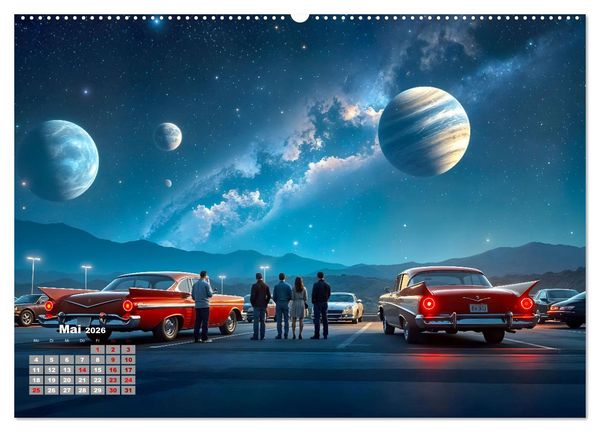 Produktbild: Sterne und Planeten im Blick (Wandkalender 2026 DIN A2 quer), CALVENDO Monatskalender