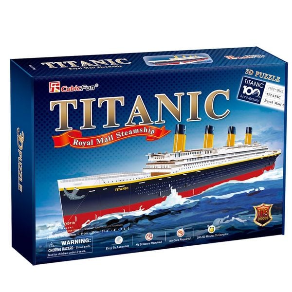 CUBICFUN - 3D Puzzle Titanic 113 Teile