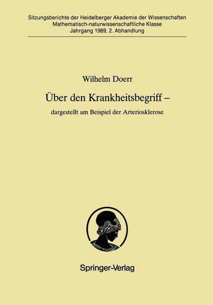 Produktbild: &Uuml;ber den Krankheitsbegriff - dargestellt am Beispiel der Arteriosklerose