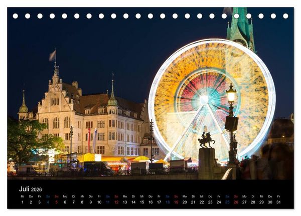 Produktbild: Z&Uuml;RICH - Little Big City (Tischkalender 2026 DIN A5 quer), CALVENDO Monatskalender