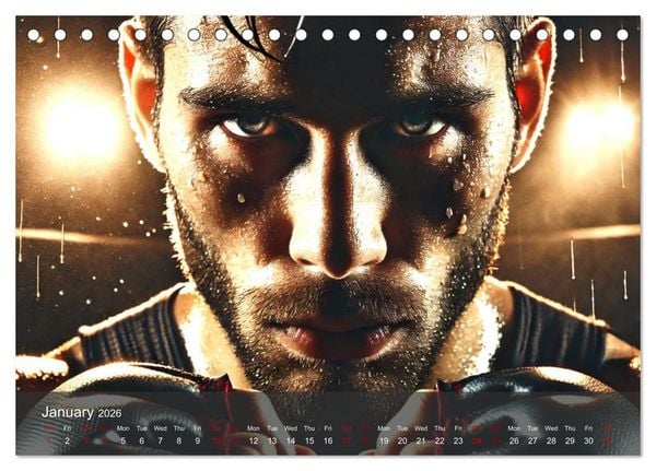 Produktbild: MMA UK - The ultimate fight (Desk Calendar 2026 DIN A5 landscape), CALVENDO 12 Month DeskCalendar