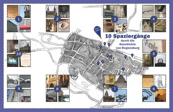 Produktbild: In einer Stadt vor unserer Zeit - 10 Spazierg&auml;nge durch die Geschichte von Regensburg