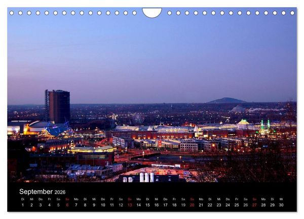 Produktbild: Gute Nacht - Ruhrgebiet! (Wandkalender 2026 DIN A4 quer), CALVENDO Monatskalender