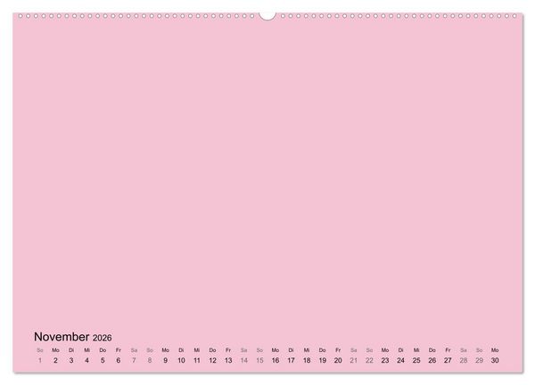 Produktbild: DIY Bastel-Kalender -Warme Pastell Farben- Zum Selbstgestalten (hochwertiger Premium Wandkalender 2026 DIN A2 quer), Kunstdruck in Hochglanz