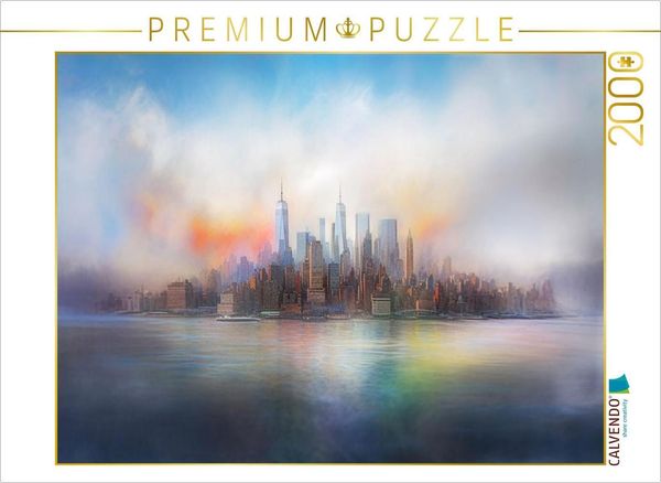 Produktbild: CALVENDO Puzzle Bunte Stadt | 2000 Teile Lege-Gr&ouml;&szlig;e 90x67cm Foto-Puzzle f&uuml;r gl&uuml;ckliche Stunden