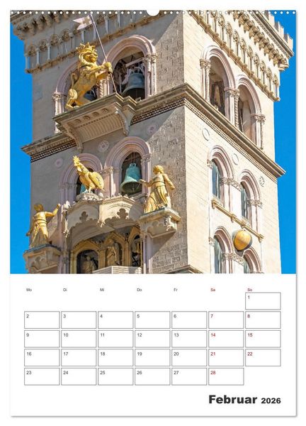 Produktbild: Messina - Reiseplaner (Wandkalender 2026 DIN A2 hoch), CALVENDO Monatskalender