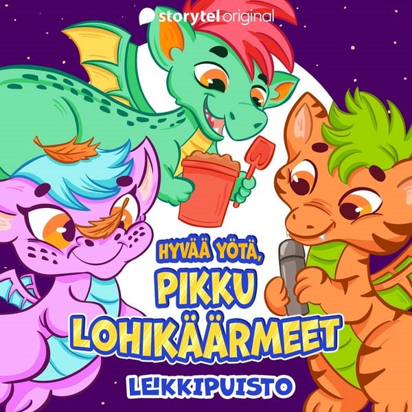 Hyvää yötä, pikku lohikäärmeet: Leikkipuisto - Annika Meijer, Audio, 9789180672306