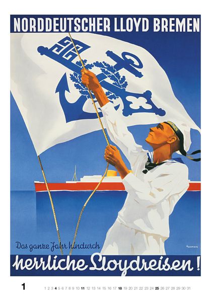 Produktbild: Historische Schiffsplakate 2026