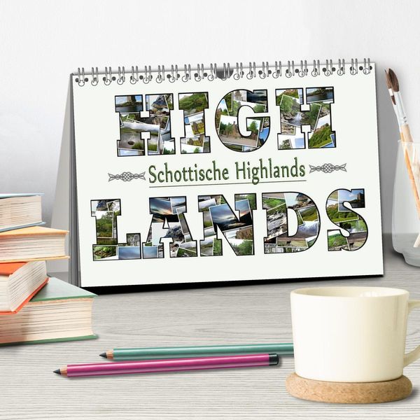 Produktbild: Schottische Highlands (Tischkalender 2026 DIN A5 quer), CALVENDO Monatskalender