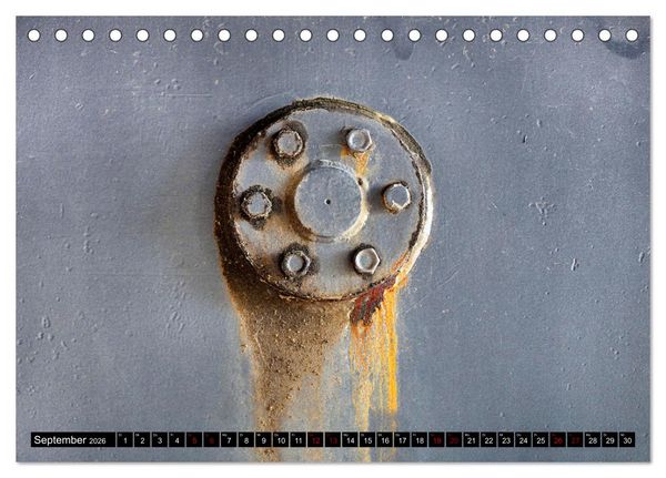 Produktbild: INDUSTRIEKUNST (Tischkalender 2026 DIN A5 quer), CALVENDO Monatskalender