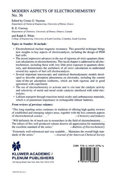 Produktbild: Modern Aspects of Electrochemistry