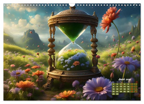 Produktbild: Magische Sanduhren (Wandkalender 2026 DIN A3 quer), CALVENDO Monatskalender