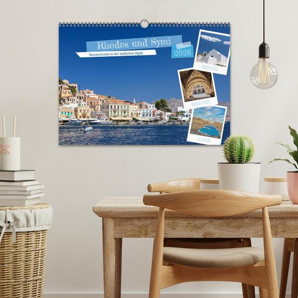 Produktbild: Rhodos und Symi (Wandkalender 2026 DIN A3 quer), CALVENDO Monatskalender
