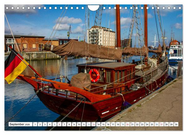Produktbild: Stadt Wismar 2026 (Wandkalender 2026 DIN A4 quer), CALVENDO Monatskalender