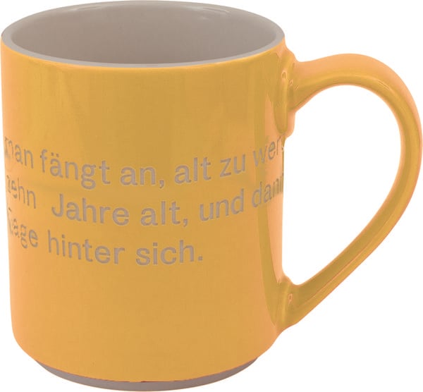 Tasse 'Astrid Lindgren' gelb