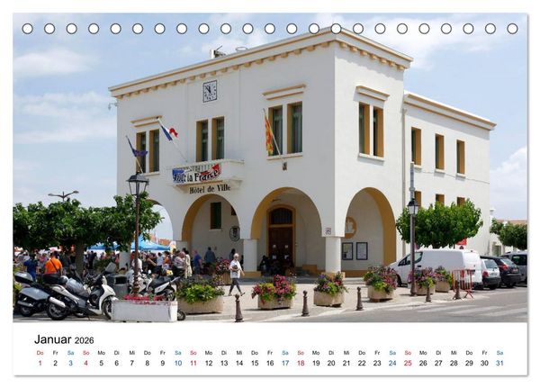 Produktbild: Frankreichs sch&ouml;nste D&ouml;rfer - Saintes Maries de la Mer (Tischkalender 2026 DIN A5 quer), CALVENDO Monatskalender