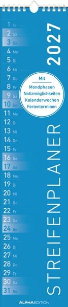 Produktbild: Streifenplaner BLAU 2027