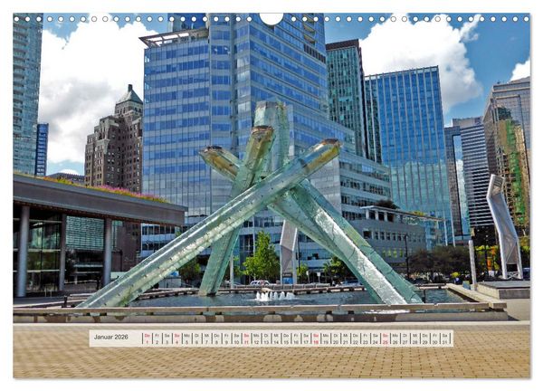 Produktbild: Vancouver Kanada 2026 (Wandkalender 2026 DIN A3 quer), CALVENDO Monatskalender