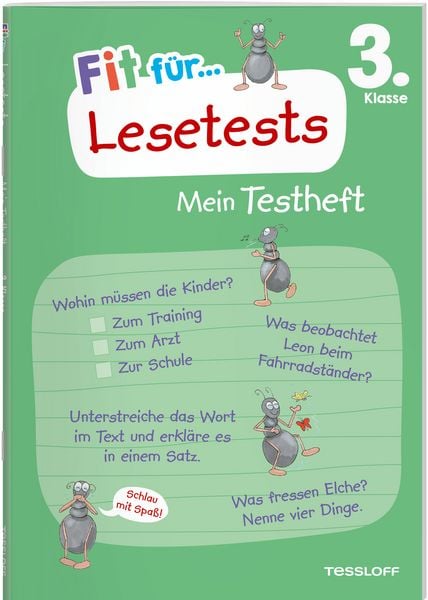 Produktbild: Fit f&uuml;r Lesetests 3. Klasse. Mein Testheft
