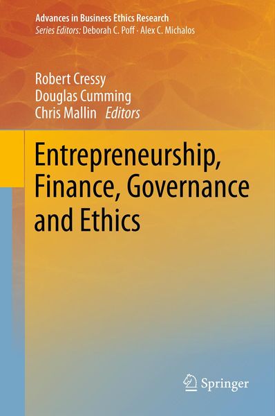Produktbild: Entrepreneurship, Finance, Governance and Ethics