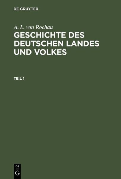 Produktbild: Geschichte des deutschen Landes und Volkes. Teil 1