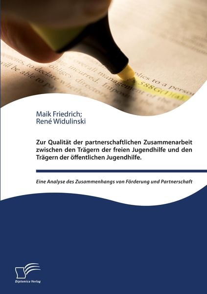 Produktbild: Zur Qualit&auml;t der partnerschaftlichen Zusammenarbeit zwischen den Tr&auml;gern der freien Jugendhilfe und den Tr&auml;gern der &ouml;ffentlichen Jugendhilfe