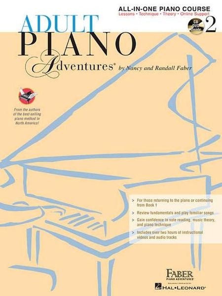 Produktbild: Adult Piano Adventures All-In-One Lesson Book 2 (Book/Online Audio)