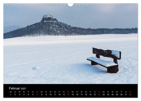 Produktbild: S&auml;chsische Schweiz (Wandkalender 2027 DIN A3 quer), CALVENDO Monatskalender