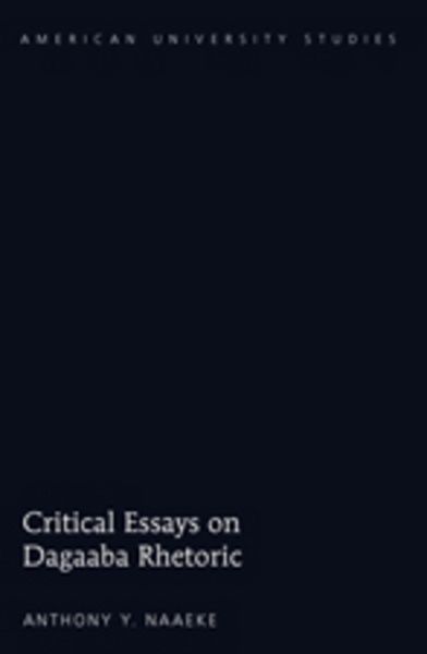 Produktbild: Critical Essays on Dagaaba Rhetoric