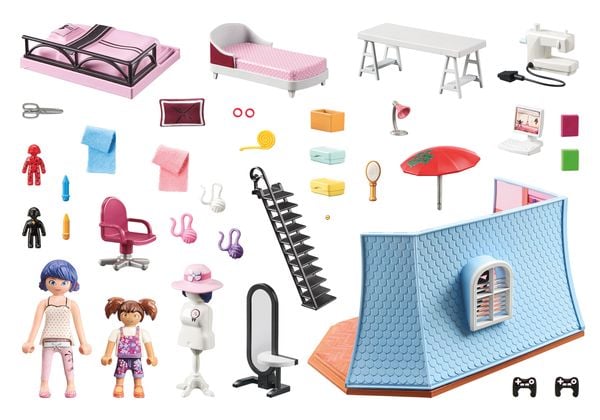 Produktbild: PLAYMOBIL® 71334 Miraculous: Marinettes Loft