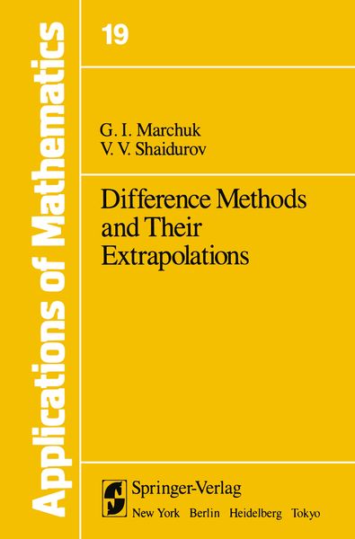Produktbild: Difference Methods and Their Extrapolations