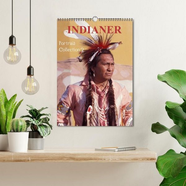Produktbild: INDIANER Portrait Collection 2 (Wandkalender 2026 DIN A3 hoch), CALVENDO Monatskalender