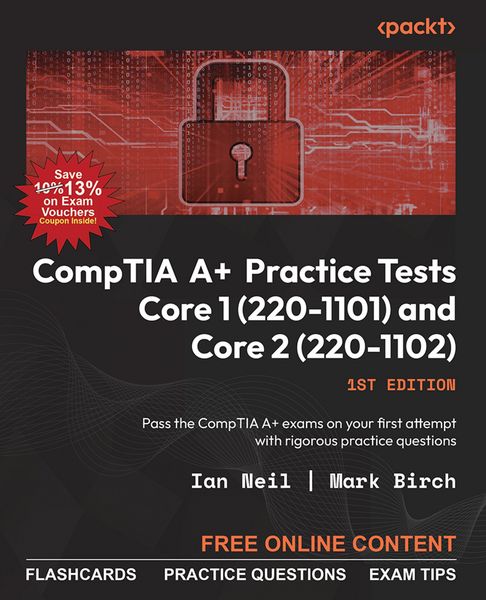 Produktbild: CompTIA A+ Practice Tests Core 1 (220-1101) and Core 2 (220-1102)