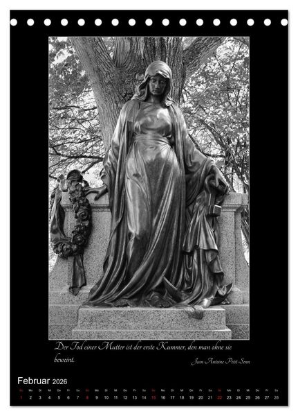 Produktbild: S&uuml;dfriedhof Leipzig (Tischkalender 2026 DIN A5 hoch), CALVENDO Monatskalender