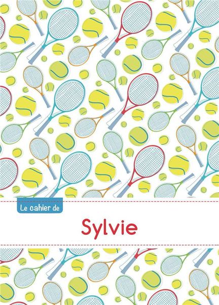 Produktbild: Cahier sylvie blanc,96p,a5 tennis