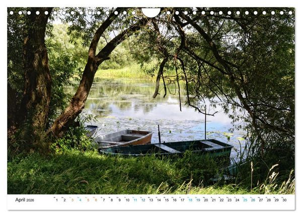 Produktbild: Die Havel entlang - Brandenburg, Rathenow, Havelberg (Wandkalender 2026 DIN A4 quer), CALVENDO Monatskalender