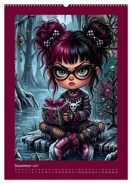 Produktbild: Fabulous Dolls - Gothic-G&ouml;res Abenteuer (hochwertiger Premium Wandkalender 2027 DIN A2 hoch), Kunstdruck in Hochglanz