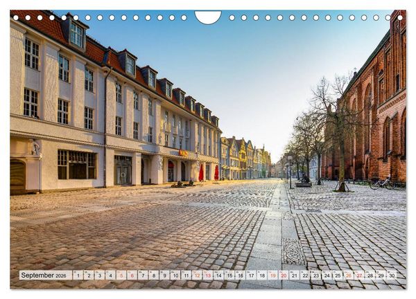 Produktbild: G&uuml;strow Impressionen (Wandkalender 2026 DIN A4 quer), CALVENDO Monatskalender