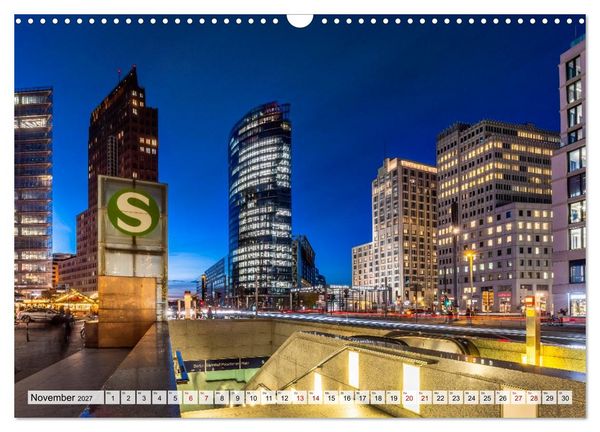 Produktbild: Berlin - Faszination bei Tag und Nacht (Wandkalender 2027 DIN A3 quer), CALVENDO Monatskalender