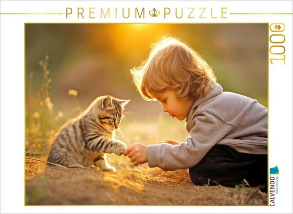 CALVENDO Puzzle Emotionale Freundschaft | 1000 Teile Lege-Größe 64x48cm Foto-Puzzle für glückliche Stunden
