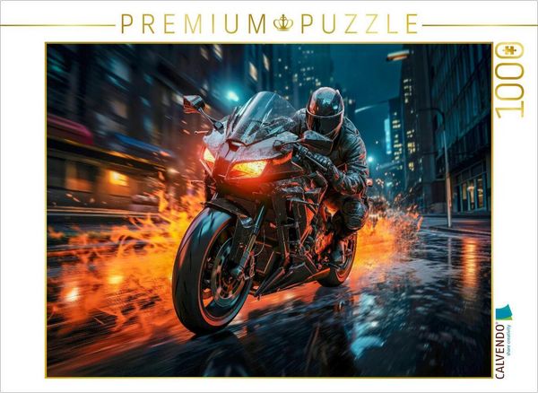 Produktbild: CALVENDO Puzzle Motorr&auml;der | 1000 Teile Lege-Gr&ouml;&szlig;e 64x48cm Foto-Puzzle f&uuml;r gl&uuml;ckliche Stunden