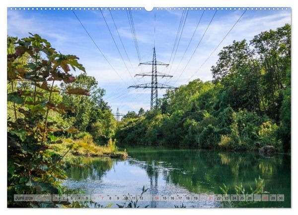 Produktbild: Augsburger Wasser (hochwertiger Premium Wandkalender 2026 DIN A2 quer), Kunstdruck in Hochglanz
