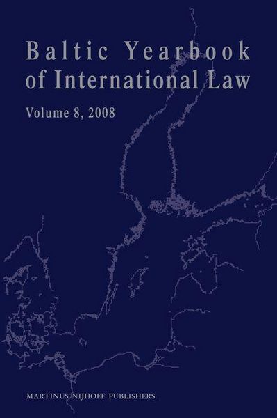 Produktbild: Baltic Yearbook of International Law, Volume 8 (2008)
